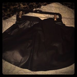 Pleather skirt